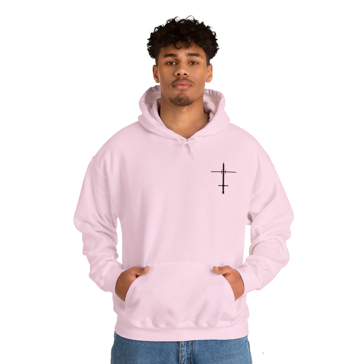 The Lord is a Warrior Heavy Blend™ Hooded Sweatshirt