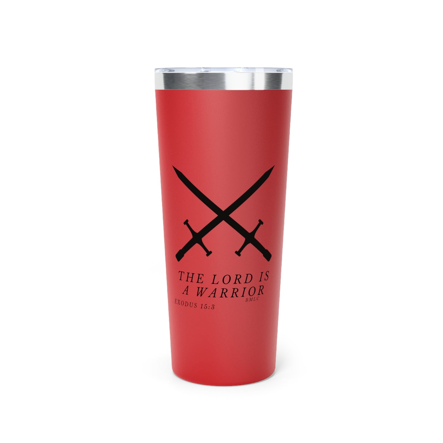 The Lord is a Warrior Copper Vacuum Insulated Tumbler, 22oz