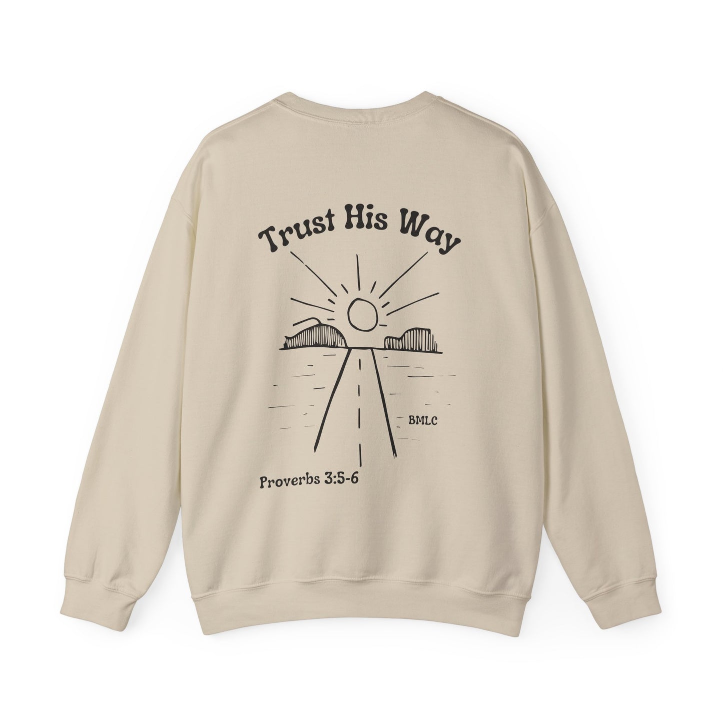 Trust His Way Heavy Blend™ Crewneck Sweatshirt