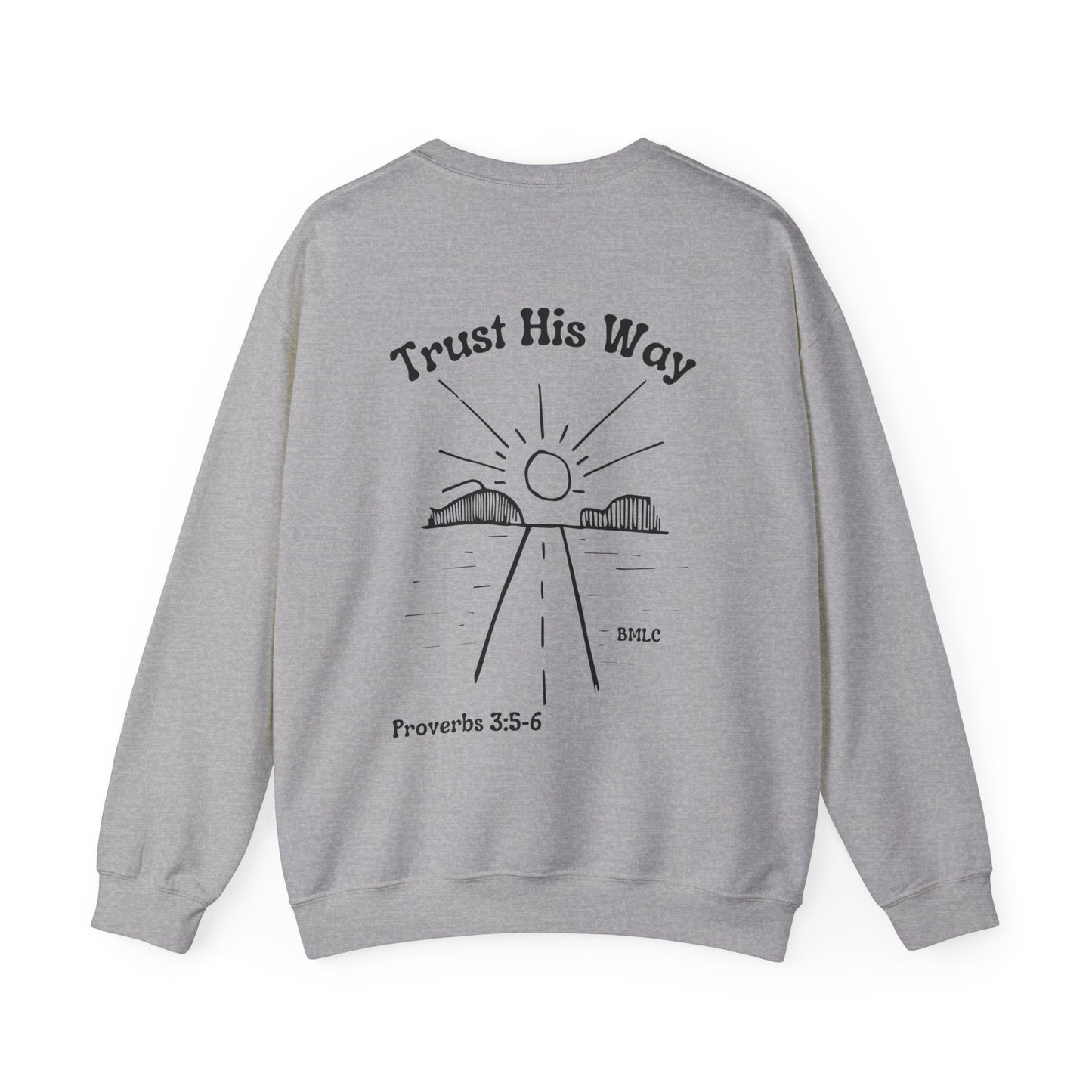 Trust His Way Heavy Blend™ Crewneck Sweatshirt