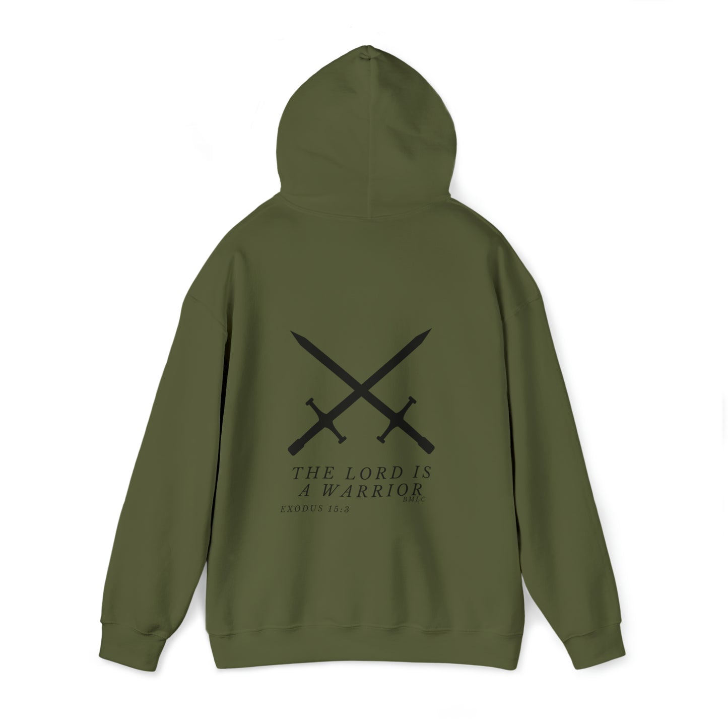 The Lord is a Warrior Heavy Blend™ Hooded Sweatshirt