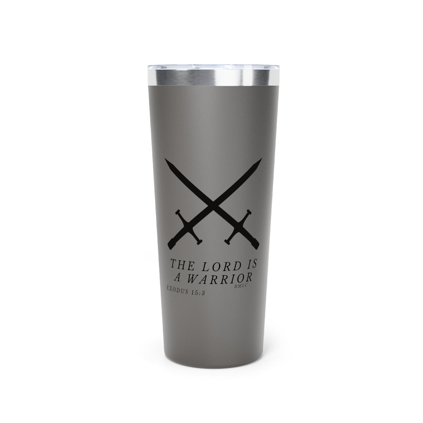 The Lord is a Warrior Copper Vacuum Insulated Tumbler, 22oz