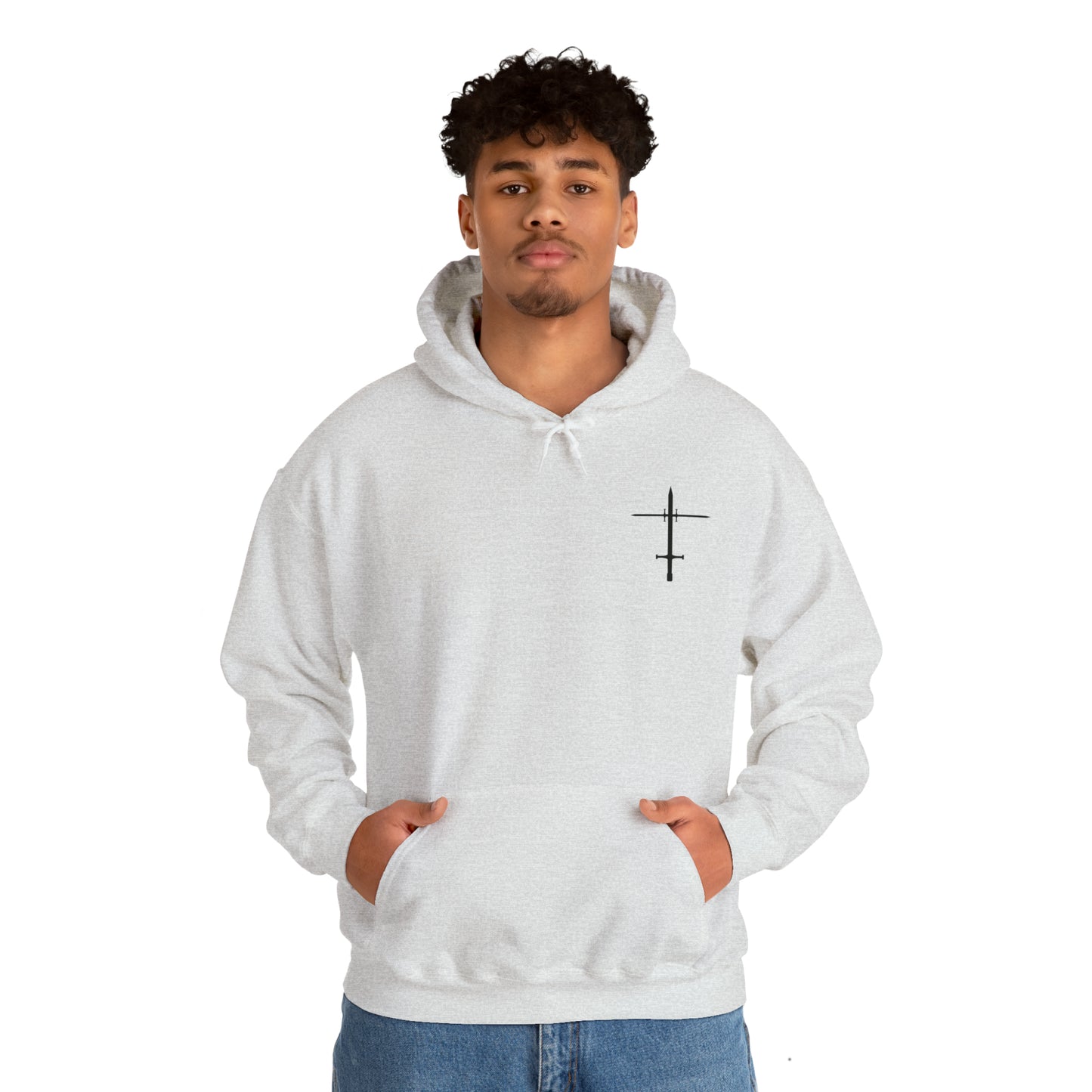 The Lord is a Warrior Heavy Blend™ Hooded Sweatshirt